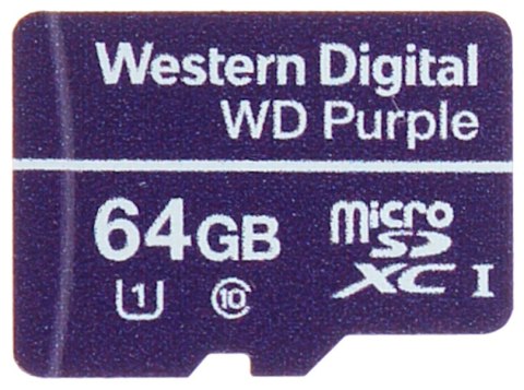 KARTA PAMIĘCI SD-MICRO-10/64-WD microSD UHS-I, SDXC 64 GB Western Digital KARTA PAMIĘCI SD-MICRO-10/64-WD microSD UHS-I, SDXC 64 GB Western Digital