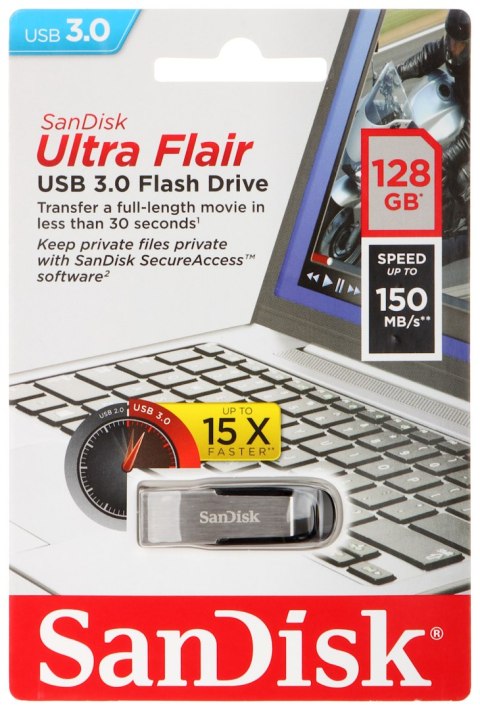 PENDRIVE FD-128/ULTRAFLAIR-SANDISK 128 GB USB 3.0 SANDISK PENDRIVE FD-128/ULTRAFLAIR-SANDISK 128 GB USB 3.0 SANDISK