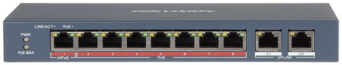 SWITCH POE DS-3E0310HP-E 8-PORTOWY Hikvision SWITCH POE DS-3E0310HP-E 8-PORTOWY Hikvision