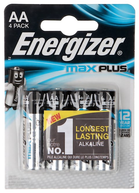 BATERIA ALKALICZNA BAT-AA-MAXPLUS*P4 1.5 V LR6 (AA) ENERGIZER BATERIA ALKALICZNA BAT-AA-MAXPLUS*P4 1.5 V LR6 (AA) ENERGIZER