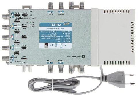 MULTISWITCH MR-908L 9 WEJŚĆ / 8 WYJŚĆ TERRA MULTISWITCH MR-908L 9 WEJŚĆ / 8 WYJŚĆ TERRA