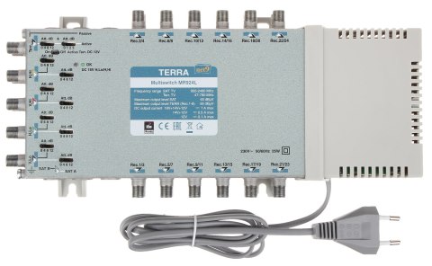 MULTISWITCH MR-924L 9 WEJŚĆ / 24 WYJŚCIA TERRA MULTISWITCH MR-924L 9 WEJŚĆ / 24 WYJŚCIA TERRA