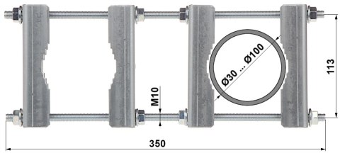 OBEJMA DYSTANSOWA OZP-100 OBEJMA DYSTANSOWA OZP-100