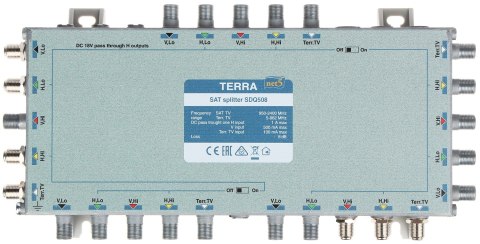 ROZGAŁĘŹNIK TV/SAT SDQ-508 TERRA ROZGAŁĘŹNIK TV/SAT SDQ-508 TERRA