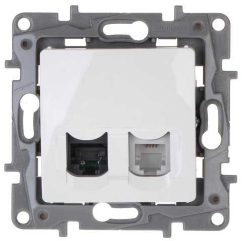 GNIAZDO KOŃCOWE RJ-11 + RJ-45 LE-764570 Niloe LEGRAND GNIAZDO KOŃCOWE RJ-11 + RJ-45 LE-764570 Niloe LEGRAND