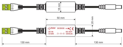 MODUŁ PRZETWORNICY DC/DC05 PULSAR MODUŁ PRZETWORNICY DC/DC05 PULSAR