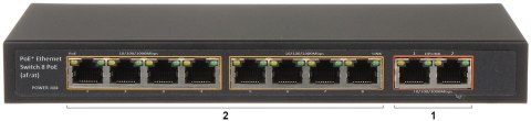 SWITCH POE GTS-C1-10-8G2G 8-PORTOWY SWITCH POE GTS-C1-10-8G2G 8-PORTOWY