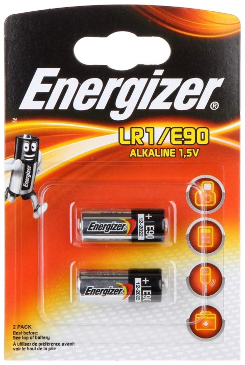 BATERIA ALKALICZNA BAT-LR1*P2 1.5 V LR1 / E90 ENERGIZER BATERIA ALKALICZNA BAT-LR1*P2 1.5 V LR1 / E90 ENERGIZER