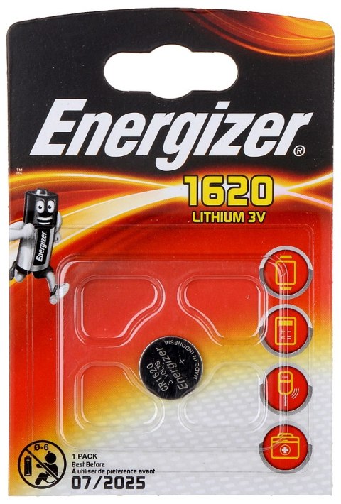BATERIA LITOWA BAT-CR1620 ENERGIZER BATERIA LITOWA BAT-CR1620 ENERGIZER