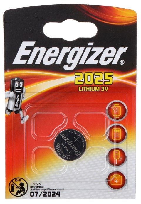 BATERIA LITOWA BAT-CR2025 ENERGIZER BATERIA LITOWA BAT-CR2025 ENERGIZER