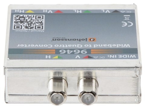KONWERTER SYGNAŁU WIDEBAND NA QUATTRO MS-9646 JOHANSSON KONWERTER SYGNAŁU WIDEBAND NA QUATTRO MS-9646 JOHANSSON