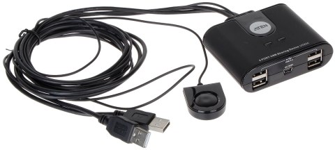 PRZEŁĄCZNIK USB + HUB USB US-224 2 X 115 cm PRZEŁĄCZNIK USB + HUB USB US-224 2 X 115 cm
