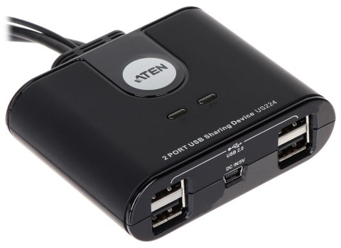 PRZEŁĄCZNIK USB + HUB USB US-224 2 X 115 cm PRZEŁĄCZNIK USB + HUB USB US-224 2 X 115 cm
