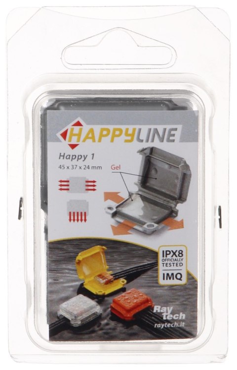PUSZKA POŁĄCZENIOWA GELBOX HAPPY-1 IP68 RayTech PUSZKA POŁĄCZENIOWA GELBOX HAPPY-1 IP68 RayTech