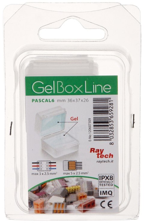 PUSZKA POŁĄCZENIOWA GELBOX PASCAL-6 IP68 RayTech PUSZKA POŁĄCZENIOWA GELBOX PASCAL-6 IP68 RayTech