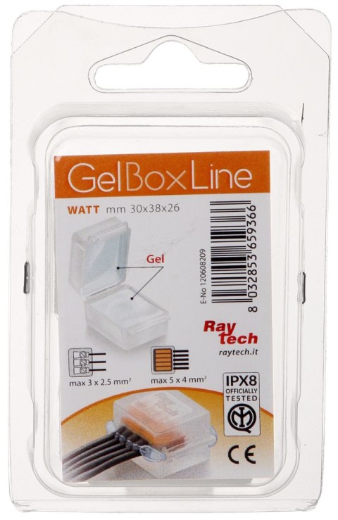 PUSZKA POŁĄCZENIOWA GELBOX WATT IP68 RayTech PUSZKA POŁĄCZENIOWA GELBOX WATT IP68 RayTech