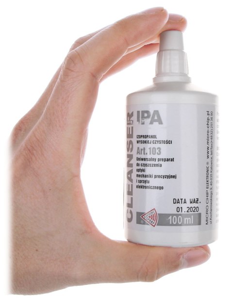 ALKOHOL IZOPROPYLOWY CLEANSER-IPA/100 BUTELKA 100 ml ALKOHOL IZOPROPYLOWY CLEANSER-IPA/100 BUTELKA 100 ml