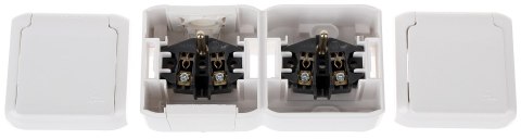 GNIAZDO NATYNKOWE PODWÓJNE LE-782377 FORIX 230 V 16 A IP44 LEGRAND GNIAZDO NATYNKOWE PODWÓJNE LE-782377 FORIX 230 V 16 A IP44 LEGRAND