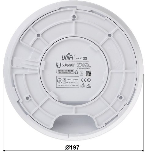 PUNKT DOSTĘPOWY UNIFI-UAP-AC-PRO Wi-Fi 5 UBIQUITI PUNKT DOSTĘPOWY UNIFI-UAP-AC-PRO Wi-Fi 5 UBIQUITI