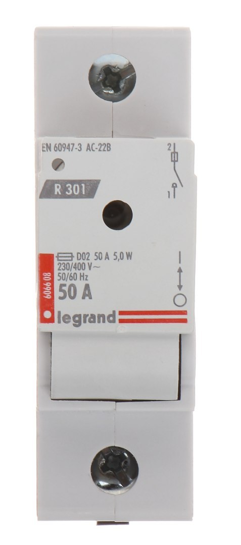 ROZŁĄCZNIK BEZPIECZNIKOWY LE-606608 JEDNOFAZOWY 50 A D02 LEGRAND ROZŁĄCZNIK BEZPIECZNIKOWY LE-606608 JEDNOFAZOWY 50 A D02 LEGRAND