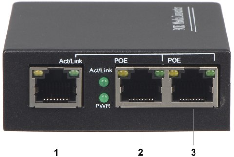 SWITCH POE SPS-2P/1 3-PORTOWY SWITCH POE SPS-2P/1 3-PORTOWY