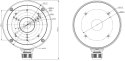 UCHWYT DO KAMER KULISTYCH DS-1280ZJ-S Hikvision