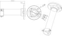 UCHWYT SUFITOWY KAMERY DS-1661ZJ Hikvision