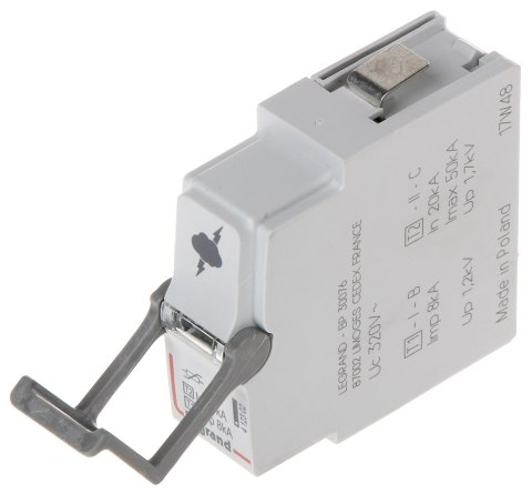 WKŁAD OGRANICZNIKA PRZEPIĘĆ LE-412302 TYP 1+2 50 kA LEGRAND WKŁAD OGRANICZNIKA PRZEPIĘĆ LE-412302 TYP 1+2 50 kA LEGRAND