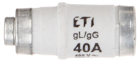 WKŁADKA TOPIKOWA ETI-D02/40A 40 A 400 V gL/gG E18 ETI WKŁADKA TOPIKOWA ETI-D02/40A 40 A 400 V gL/gG E18 ETI