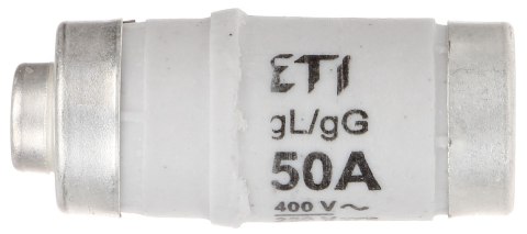 WKŁADKA TOPIKOWA ETI-D02/50A 50 A 400 V gL/gG E18 ETI WKŁADKA TOPIKOWA ETI-D02/50A 50 A 400 V gL/gG E18 ETI