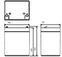 AKUMULATOR 12V/5AH-MW