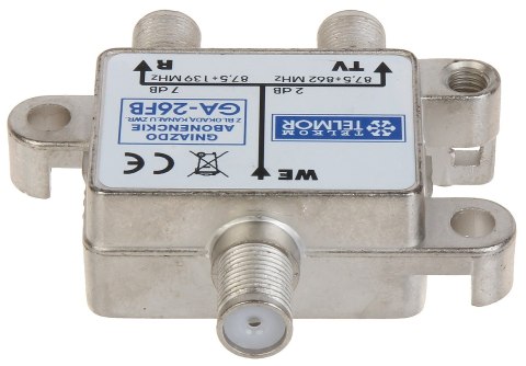 GNIAZDO KOŃCOWE GA-26FB R-TV TELMOR GNIAZDO KOŃCOWE GA-26FB R-TV TELMOR