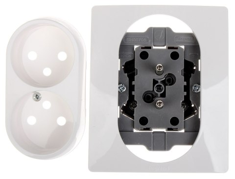 GNIAZDO PODWÓJNE LE-764541 Niloe 230 V 16 A LEGRAND GNIAZDO PODWÓJNE LE-764541 Niloe 230 V 16 A LEGRAND