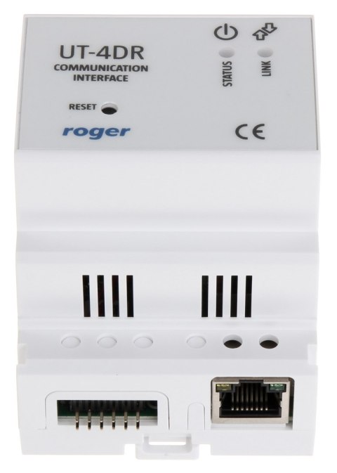 INTERFEJS KOMUNIKACYJNY UT-4DR LAN-RS485 ROGER INTERFEJS KOMUNIKACYJNY UT-4DR LAN-RS485 ROGER