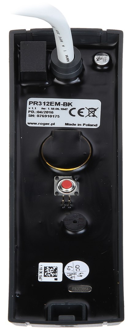 KONTROLER DOSTĘPU PR312EM-BK-G ROGER KONTROLER DOSTĘPU PR312EM-BK-G ROGER