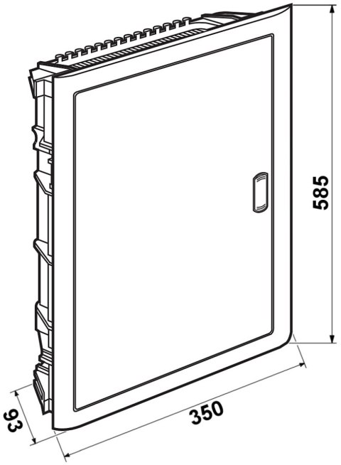 ROZDZIELNICA PODTYNKOWA 36-MODUŁOWA LE-602433 RWN LEGRAND ROZDZIELNICA PODTYNKOWA 36-MODUŁOWA LE-602433 RWN LEGRAND