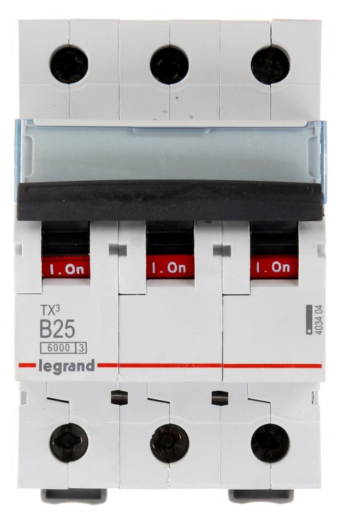 WYŁĄCZNIK NADPRĄDOWY LE-403404 TRÓJFAZOWY 25 A TYP B LEGRAND WYŁĄCZNIK NADPRĄDOWY LE-403404 TRÓJFAZOWY 25 A TYP B LEGRAND