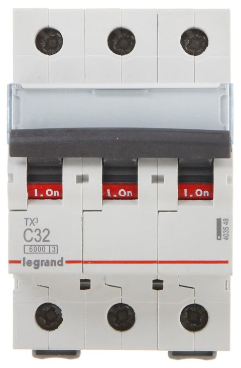 WYŁĄCZNIK NADPRĄDOWY LE-403548 TRÓJFAZOWY 32 A TYP C LEGRAND WYŁĄCZNIK NADPRĄDOWY LE-403548 TRÓJFAZOWY 32 A TYP C LEGRAND