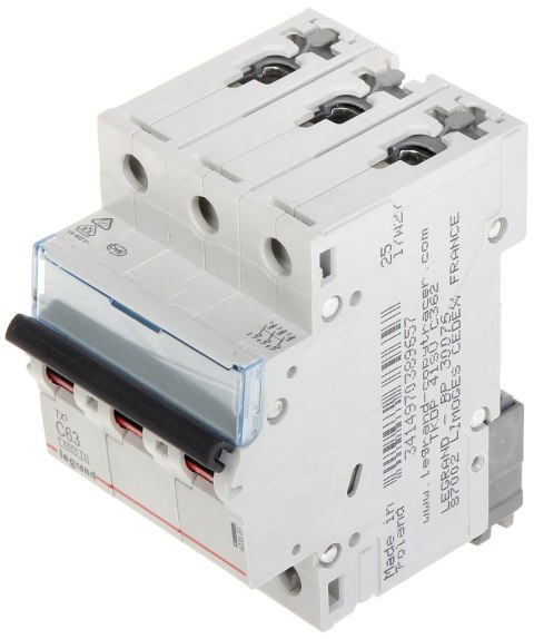 WYŁĄCZNIK NADPRĄDOWY LE-403551 TRÓJFAZOWY 63 A TYP C LEGRAND WYŁĄCZNIK NADPRĄDOWY LE-403551 TRÓJFAZOWY 63 A TYP C LEGRAND