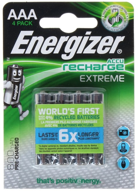 AKUMULATOR AKU-AAA-800/E*P4 1.2 V Ni-MH AAA ENERGIZER AKUMULATOR AKU-AAA-800/E*P4 1.2 V Ni-MH AAA ENERGIZER