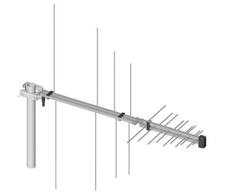 ANTENA LOGARYTMICZNO - PERIODYCZNA ATK-LOG/5-12/21-60 DIPOL ANTENA LOGARYTMICZNO - PERIODYCZNA ATK-LOG/5-12/21-60 DIPOL