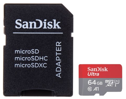 KARTA PAMIĘCI SD-MICRO-10/64-SAND microSD UHS-I, SDXC 64 GB SANDISK KARTA PAMIĘCI SD-MICRO-10/64-SAND microSD UHS-I, SDXC 64 GB SANDISK