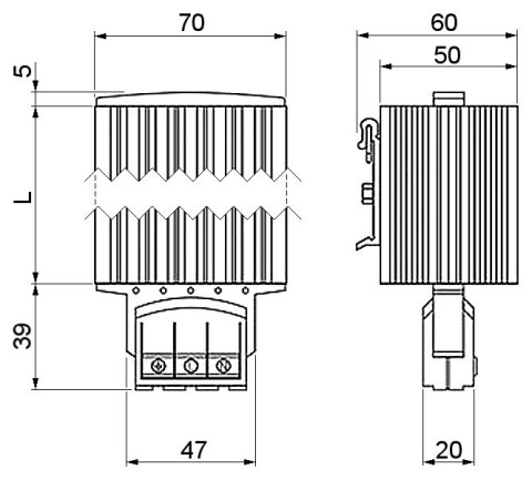 OGRZEWACZ PÓŁPRZEWODNIKOWY HG-140-150W OGRZEWACZ PÓŁPRZEWODNIKOWY HG-140-150W