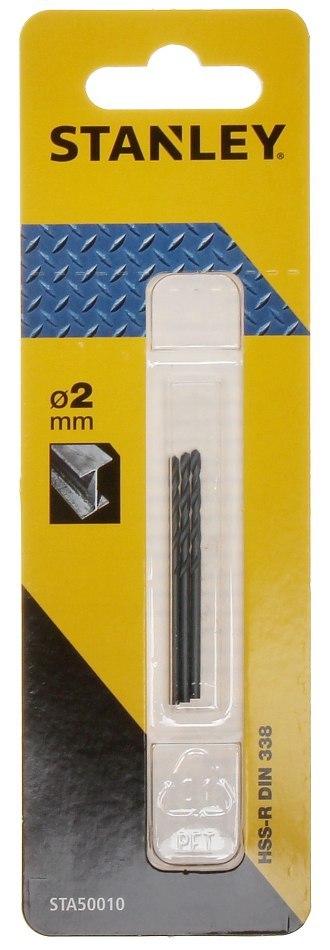 WIERTŁO DO METALU ST-STA50010 2 mm STANLEY WIERTŁO DO METALU ST-STA50010 2 mm STANLEY