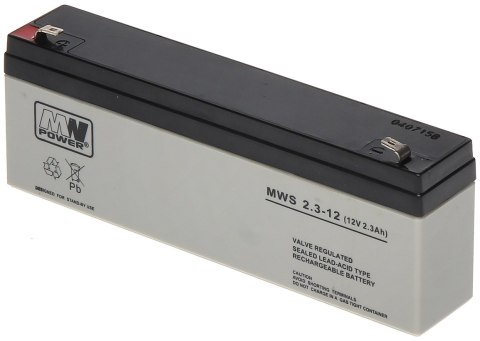 AKUMULATOR 12V/2.3AH-MWS AKUMULATOR 12V/2.3AH-MWS