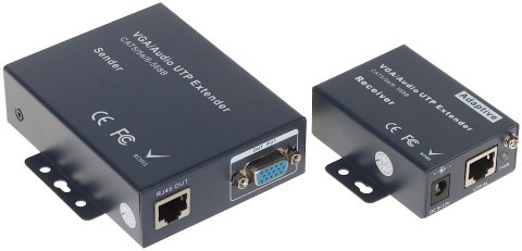 EXTENDER VGA+AU/UTP EXTENDER VGA+AU/UTP