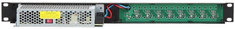 PATCH PANEL 8-PORTOWY Z ZASILACZEM ZR48-158/POE-8 48 V DC 3.3 A PATCH PANEL 8-PORTOWY Z ZASILACZEM ZR48-158/POE-8 48 V DC 3.3 A