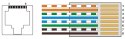 PATCH PANEL 8-PORTOWY Z ZASILACZEM ZR48-158/POE-8 48 V DC 3.3 A