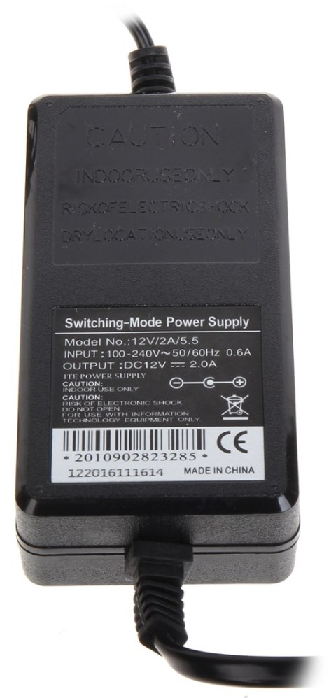 ZASILACZ 12V/2A/5.5*P100 ZASILACZ 12V/2A/5.5*P100