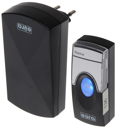 DZWONEK BEZPRZEWODOWY WDP-05A3 AC 230V EURA DZWONEK BEZPRZEWODOWY WDP-05A3 AC 230V EURA